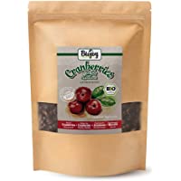 Biojoy Arándanos rojos BÍO- dulzura de fruta natural del jugo de manzana denso- Vaccinium macrocarpon (1 kg)